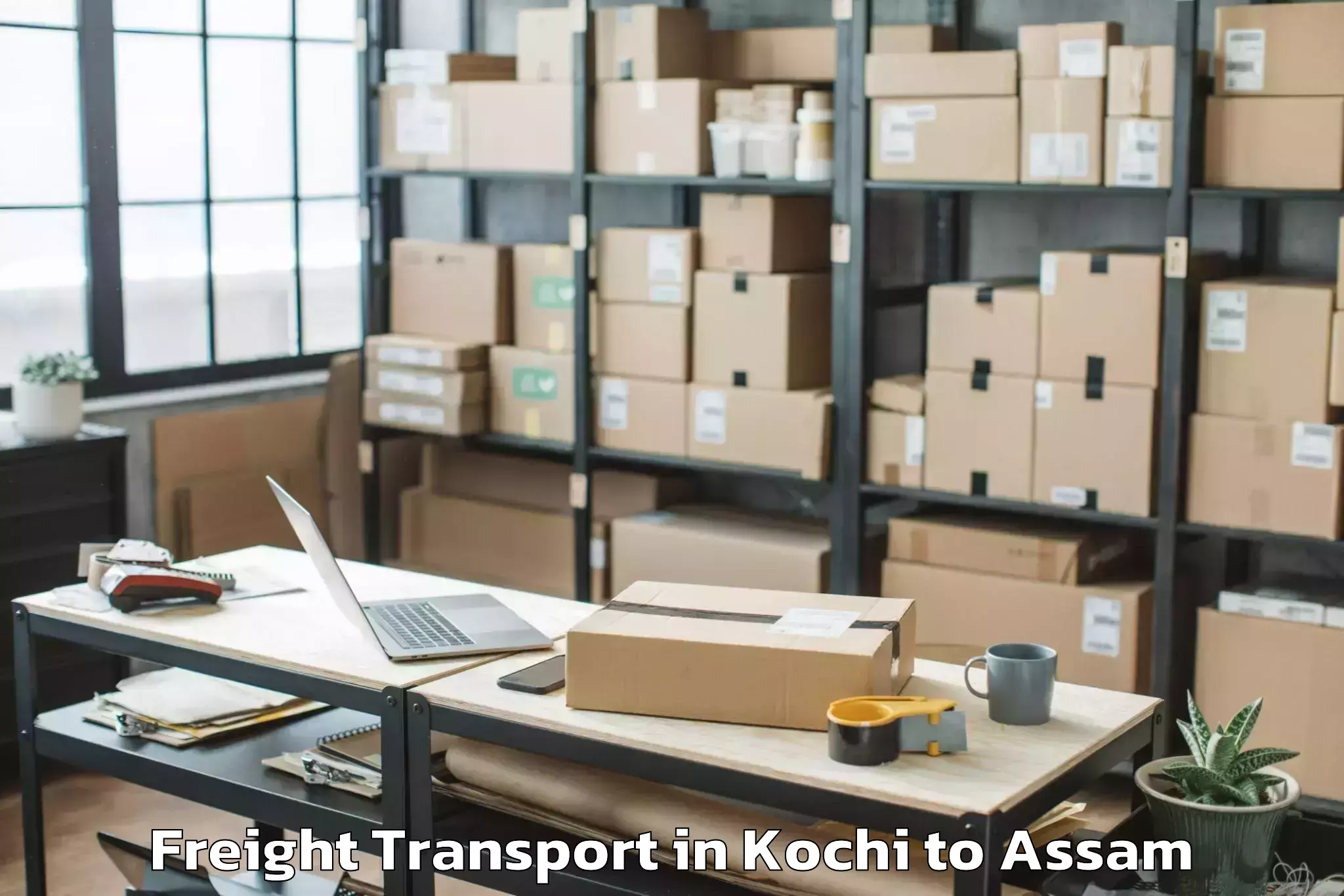 Top Kochi to Karipar Freight Transport Available